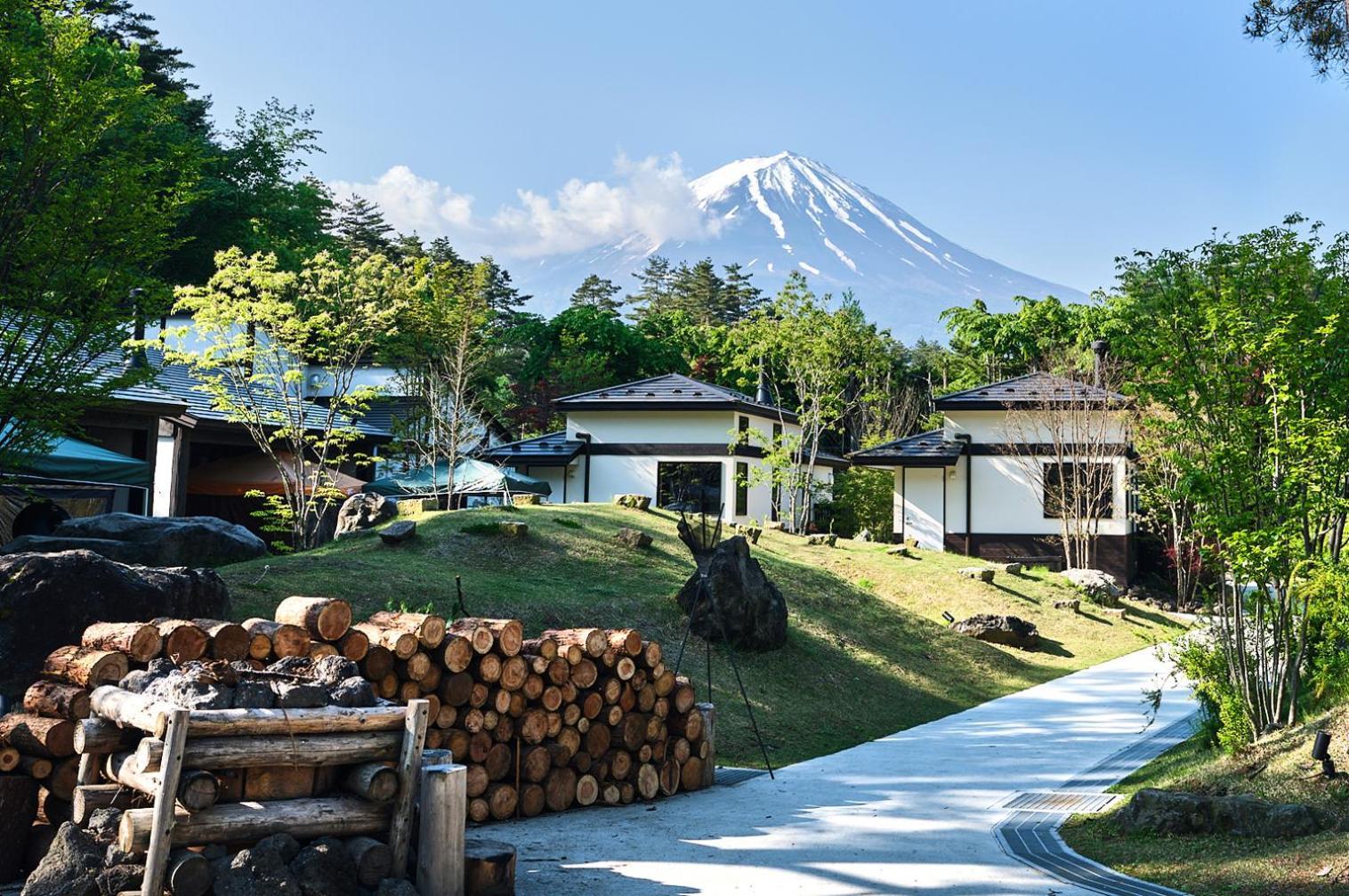 Glamping Villa Hanz Kawaguchiko Fujikawaguchiko Exterior foto